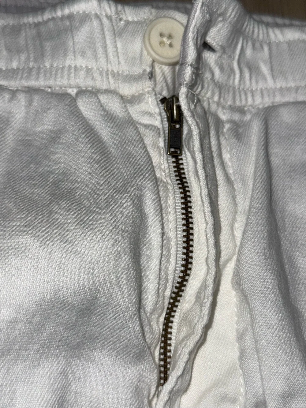 Tommy Bahama Mens MediumX30 White Stone Beach Coast Stretch Linen & Cotton Pants